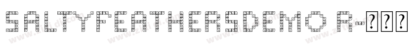 SaltyFeathersDEMO R字体转换